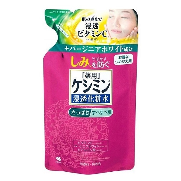 ケシミン 浸透化粧水 さっぱり つめかえ用 140mL