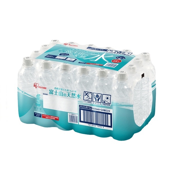 アイリス 富士山の天然水 500mL ラベルレス シュリンク 24本