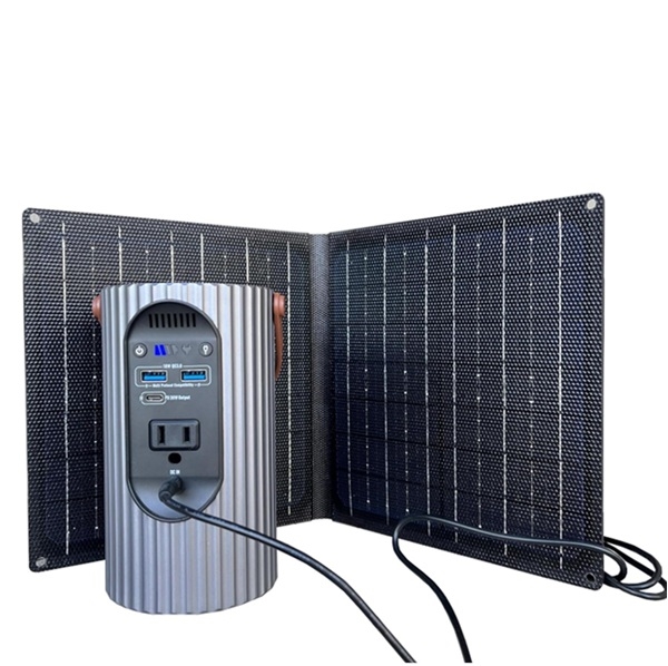 富士倉 ソーラーパネル付き 90W ポータブルバッテリー BAー