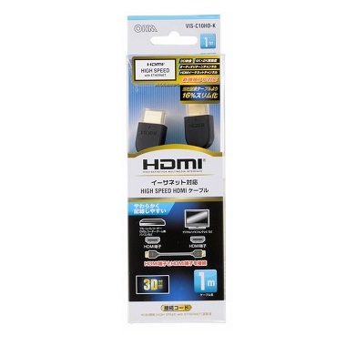 イーサネット対応 HIGH SPEED HDMI ケーブル 3D対応 1m VIS-C10HD-Kの