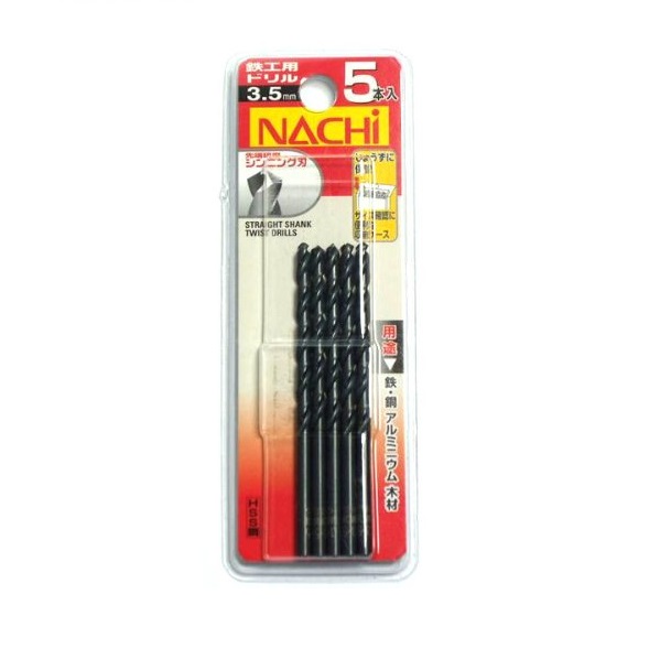 買い保障できる NACHI 鉄工用ドリル シンニング 5本入 3．5mm(3.5mm メンテナンス