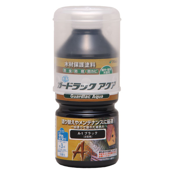 和信ペイント ガードラックアクア Ａ－１ ブラック ２７０ｍL: 塗料・充填・接着剤 | ロイヤルホームセンター公式オンラインストア「ロイモール」