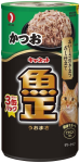 （ケース販売）キャネット　魚正　かつお　１６０ｇ×３　１８個
