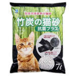 （ケース販売）竹炭の猫砂　抗菌プラス　７Ｌ　８個