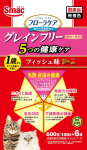 （ケース販売）フローラケアＣＡＴ　５つの健康ケア（毛艶皮膚）フィッシュ味　６００ｇ（１００ｇ×６）　１２個