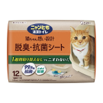 （ケース販売）ニャンとも脱臭抗菌シート　１２枚　４個