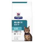 プリスクリプション・ダイエット　猫用　療法食　t/d　ティーディー　歯と歯ぐきのケア　チキン　４００ｇ