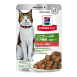 サイエンス・ダイエット　猫用　パウチ　シニアトータルケア機能　７歳以上の高齢猫用　サーモン　８５ｇ