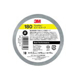 ３Ｍ　Temflex（テムフレックス）ビニールテープ　１８０　グレー　幅１９ｍｍ×長さ１０ｍ×厚さ０.２mm