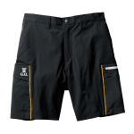 桑和　０３６８－０７　G.G. ハーフパンツ　ブラック　Ｍ