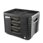 TOUGHBUILT(タフビルト) STACK TECH 3ドロワー収納ボックス TB-B1-D-70-3