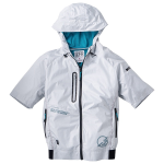 アイズフロンティア　#10205　A.S.S. 半袖ワークジャケット　アラバスタホワイト　ＬＬ