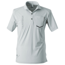 アイズフロンティア　＃１１５　接触冷感 ストレッチナイロン半袖ポロシャツ　シルバーグレー　ＬＬ