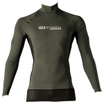 アイズフロンティア　#221　接触冷感 コンプレッション ハイネックシャツ　カーキ　Ｍ