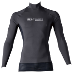 アイズフロンティア　#221　接触冷感 コンプレッション ハイネックシャツ　ヴェイパーグレー　Ｌ