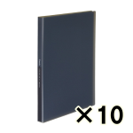 （ケース販売）コクヨ　グラッセル　クリヤーブック固定式　Ａ４－Ｓ　４０枚　ブラック　１０冊