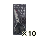 （ケース販売）コクヨ　ハサミ　サクサ　スタンダードタイプ　ブラック　１０個