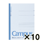 （ケース販売）コクヨ　キャンパスノート　Ａ４　Ｂ罫・６ｍｍ　４０枚　１０冊