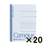 （ケース販売）コクヨ　キャンパスノート　Ａ６　Ｂ罫・６ｍｍ　４８枚　２０冊