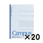 （ケース販売）コクヨ　キャンパスノート　Ｂ６　Ｂ罫・６ｍｍ　４０枚　２０冊