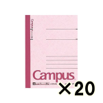 （ケース販売）コクヨ　キャンパスノート　Ｂ７　Ａ罫・７ｍｍ　３６枚　２０冊