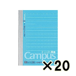 （ケース販売）コクヨ　キャンパスノート　Ａ７　ドットＢ罫・６ｍｍ　３０枚　２０冊