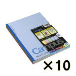 （ケース販売）コクヨ　キャンパスノート　カラー表紙　Ｂ５　Ｂ罫・６ｍｍ　３０枚　５冊パック　１０個（合計５０冊）