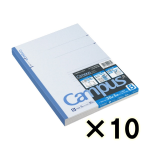 （ケース販売）コクヨ　キャンパスノート　Ｂ５　Ｂ罫・６ｍｍ　３０枚　５冊パック　１０個（合計５０冊）