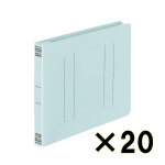 （ケース販売）コクヨ　フラットファイルＶ樹脂製とじ具　Ｂ６横　１５ｍｍとじ　青　２０冊