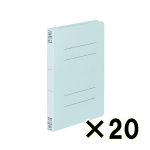 （ケース販売）コクヨ　フラットファイルＶ樹脂製とじ具　Ｂ６縦　１５ｍｍとじ　青　２０冊