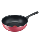 ティファール　クランベリーレッド マルチパン　２６ｃｍ　【ガス火専用】