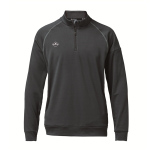 バートル　４１１３　ハーフジップシャツ　チャコールグレー　Ｌ