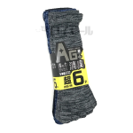 銀イオンソックス　６足組　５本指 アンクル丈　２５～２７ｃｍ