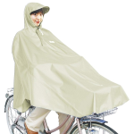 自転車屋さんのポンチョ　男女共用　ベージュ