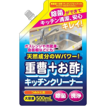 友和　重曹＋お酢キッチンクリークリーナー　つめかえ用　５００ｍＬ