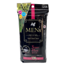 Ａｇ　メンズボディウォッシュタオル　超かため　ブラック