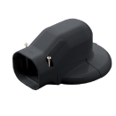 因幡電工　ウォールコーナー　エアコンキャップ用　ＬＤＷＭ－７０－Ｋ