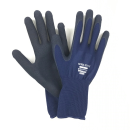 のらスタイル　１３Ｇ天然ゴム背抜き手袋　ネイビー　Ｌ