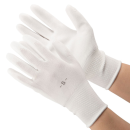 ウレタン背抜き手袋　やわらかフィット　Ｓサイズ　ホワイト