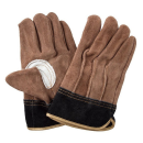 革手工房　指先の極　牛本革　オイルブラウン　背縫い　吟当付　指短め フリーサイズ　ＫＳ４５２