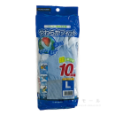 ウレタン背抜き手袋　やわらかフィット　Ｌサイズ　１０双組　ブルー