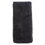 コットンロングタオル　ブラック　１００×３０ｃｍ