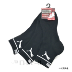 ＰＵＭＡ ソックス　ストロングハード　先丸 ミドル　２５.０-２７.０ｃｍ　３足組　黒