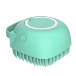 犬猫用　シャンプーブラシ　ブルー