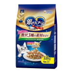 銀のスプーン 贅沢3種の素材仕立て まぐろ・かつお・ささみ・緑黄色野菜味 1.0kg