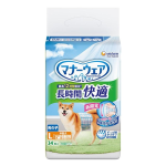 マナーウェア　長時間快適オムツ　男の子用　Ｌ　中型犬用　３４枚