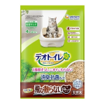 デオトイレ　消臭・抗菌チップ　天然木　飛び散らないねこ型チップ　４.０Ｌ