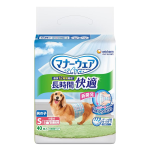 マナーウェア　長時間快適オムツ　男の子用　Ｓ　小型犬用　４０枚