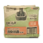 デオトイレ　消臭・抗菌サンド　４Ｌ×３袋