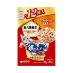 銀のスプーン　パウチ　総合栄養食　まぐろ・かつおにささみ入り　１２袋入